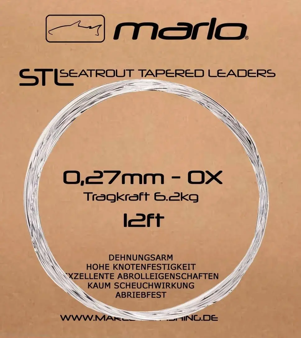 Marlo Flyfishing Marlo 12ft Tapered Fluorocarbon Leader 3 Marlo Flyfishing Marlo 12ft Tapered Fluorocarbon Leader