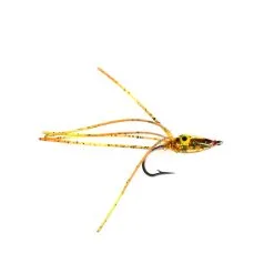 K&HD Fishing Supplies Baby Squid Green & Orange