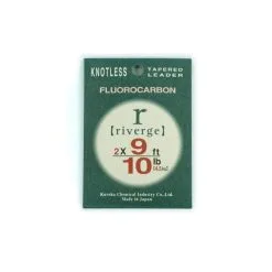 Riverge Fluorocarbon Gezogenes Vorfach 9ft