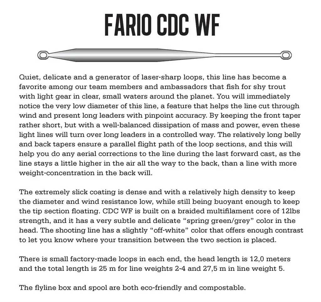 Guideline Fario CDC WF Fliegenschnur 6 Guideline Fario CDC WF Fliegenschnur – Bild 4