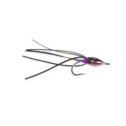 K&HD Fishing Supplies Baby Squid Black & Purple