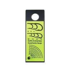 Griffin Hackle & Hook Gauge